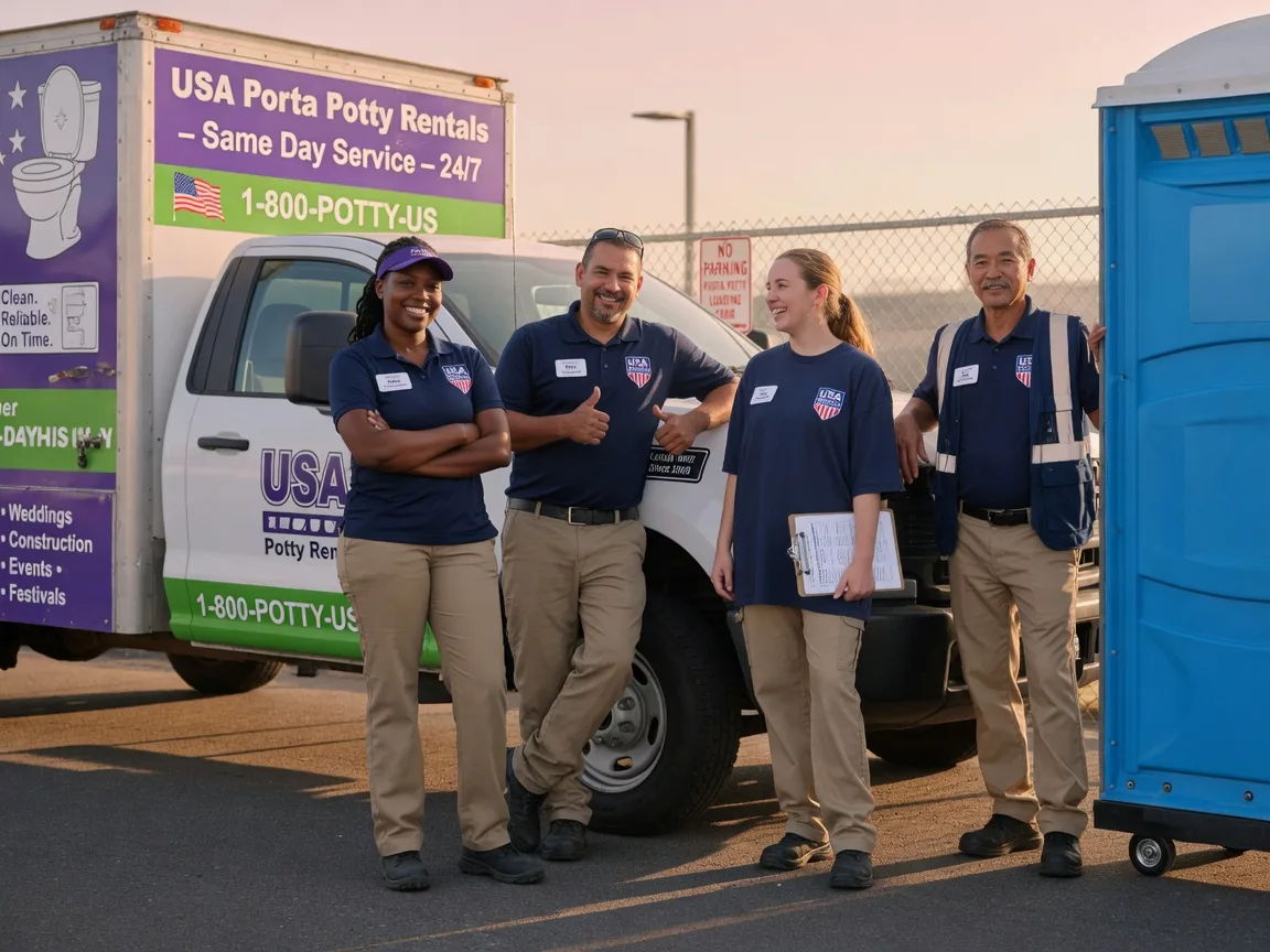 Porta Potty Rental company in Schulter, OK